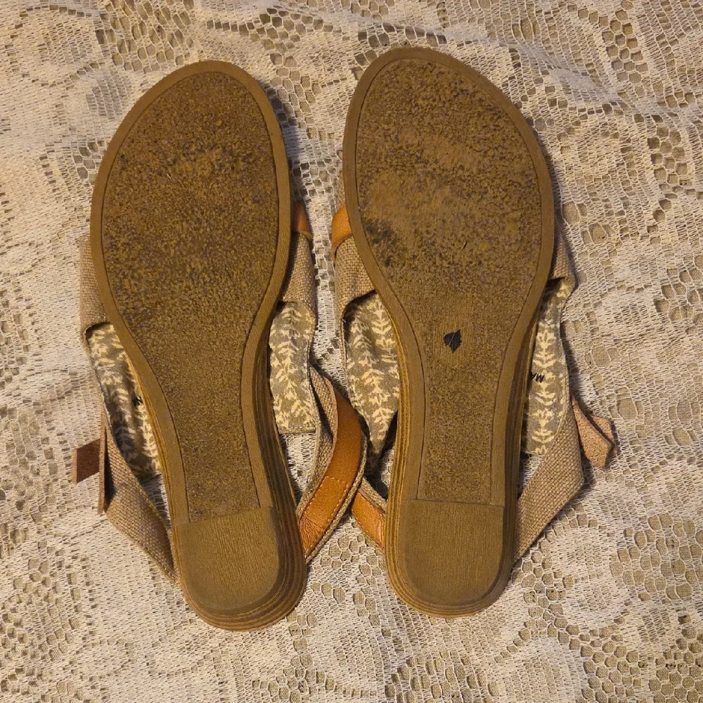 Blowfish Women's Beige and Brown Sandals - Picture 4 of 5